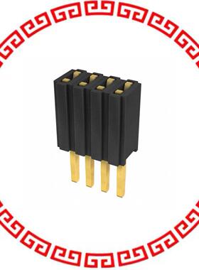 M52-5000445 CONN RCPT 4POS T/H 1.27MM GOLD