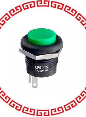 LP0115CCKW01F SWITCH PUSHBUTTON SPDT 3A 125V