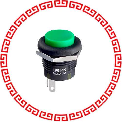 LP0115CCKW01F SWITCH PUSHBUTTON SPDT 3A 125V