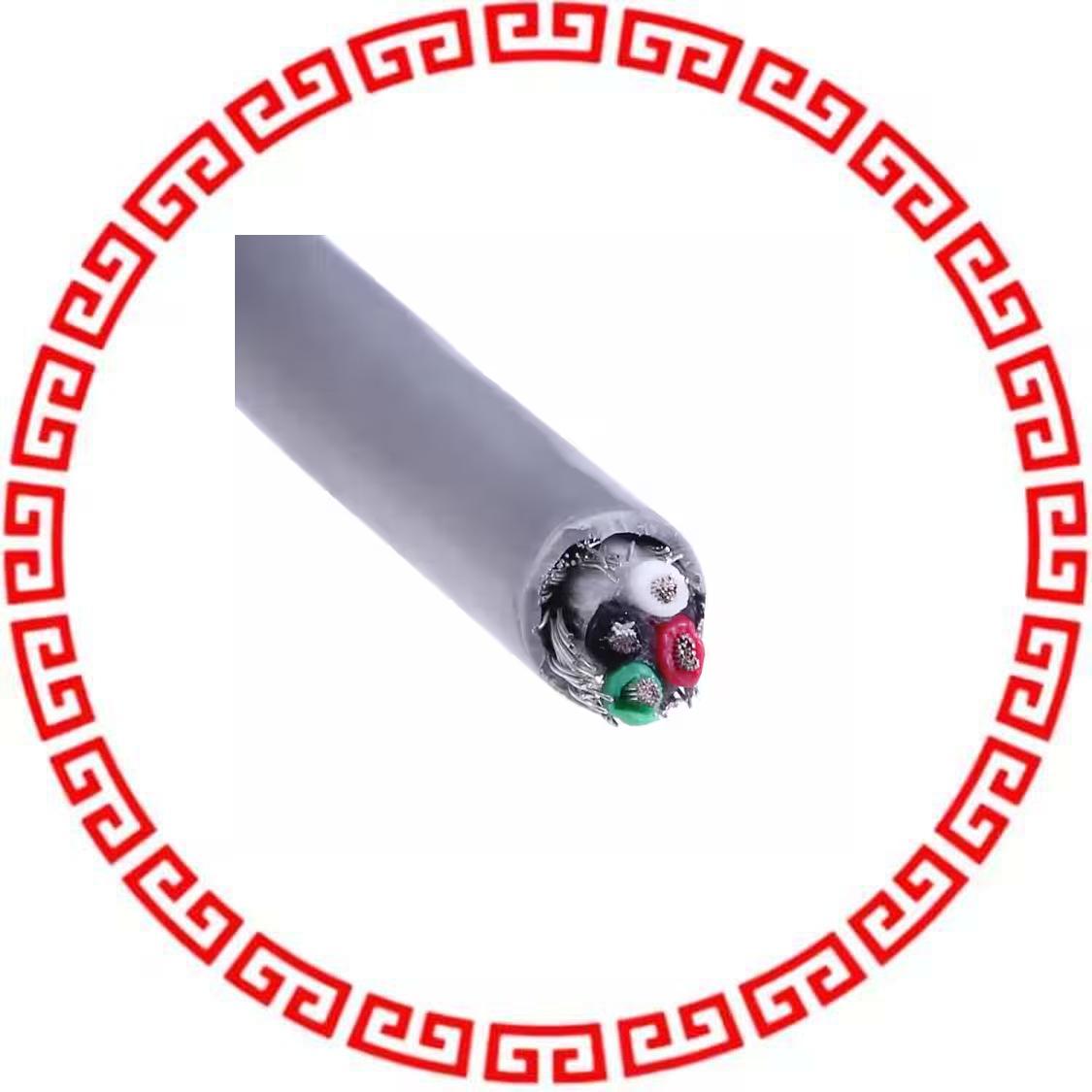 C0952A.41.10 CABLE 4COND 24AWG GRY SHLD 1000'