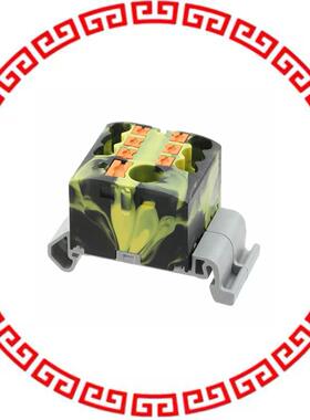 3273218 DISTRIBUTION BLOCK BLACK/YELLOW