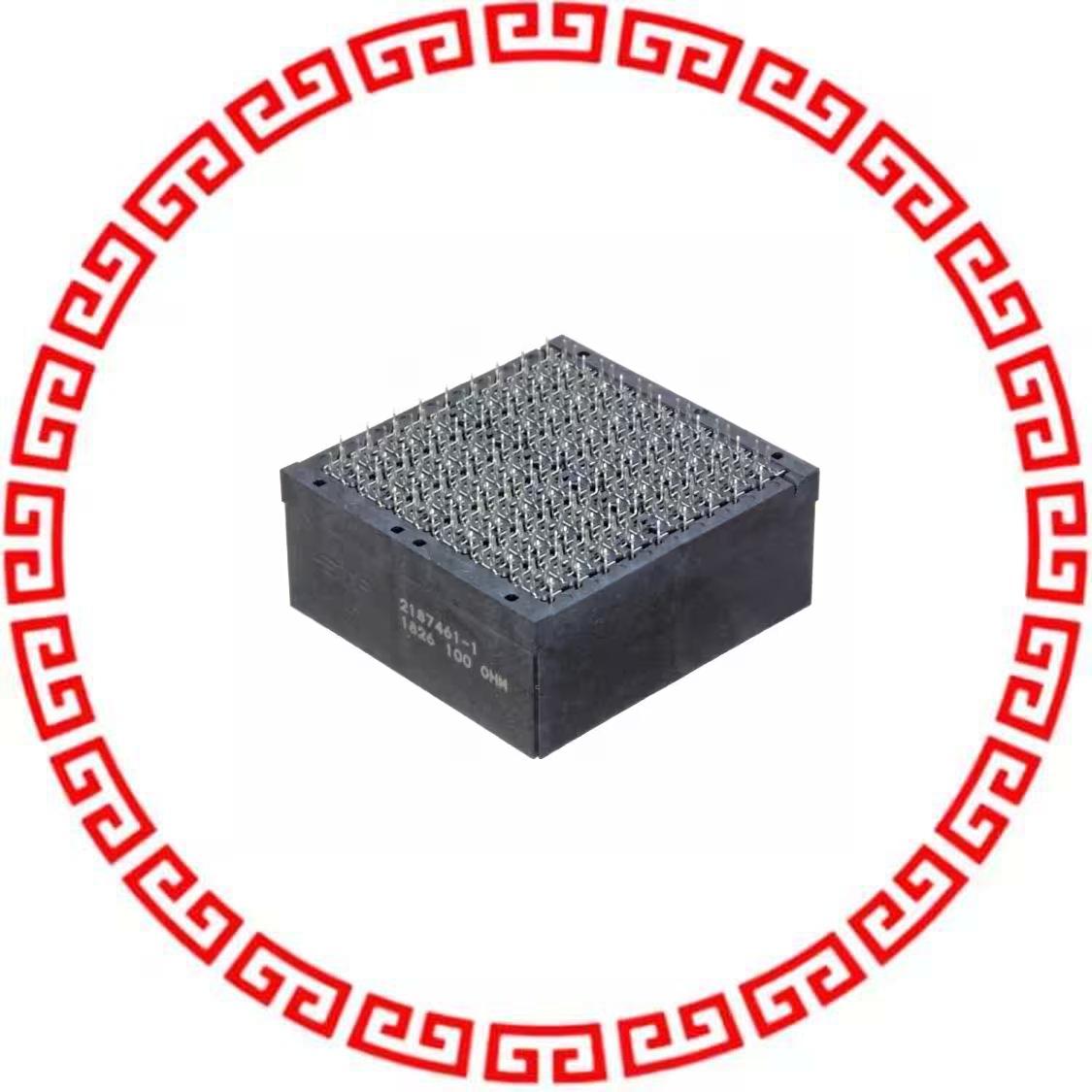 2187461-1 SW PIR HDR BP, 100OHM, 9X6SP DEW