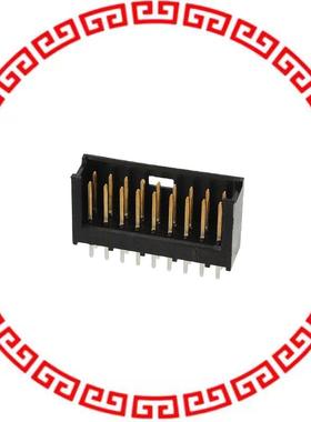 280509-2 CONN HEADER 18POS VERT GOLD .100