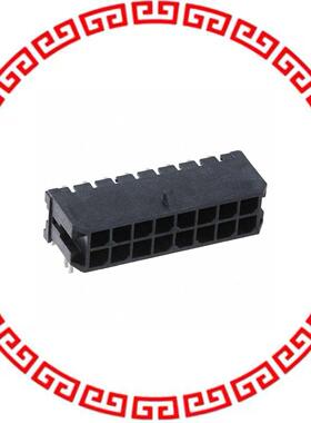 430451622 MICROFIT 3.0 RA PTH W/CLIP 15AU