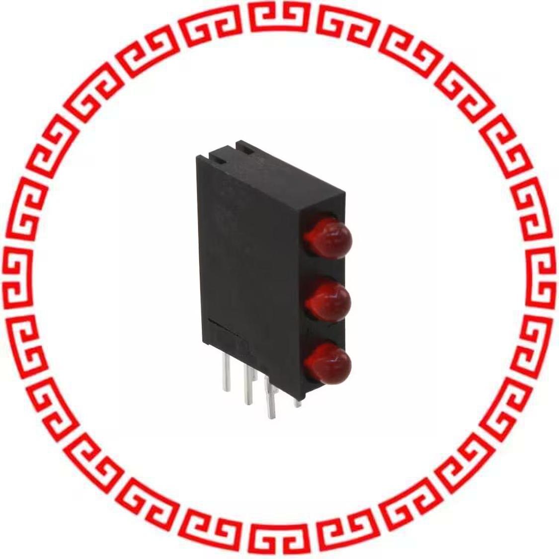 WP934SA/3ID LED IND 3MM TRI-LVL RED DIFF
