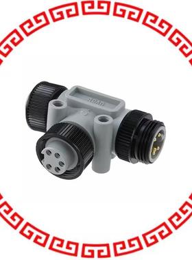 1300350057 CONN T-ADAPTER 5P-5P/5P F-F/M