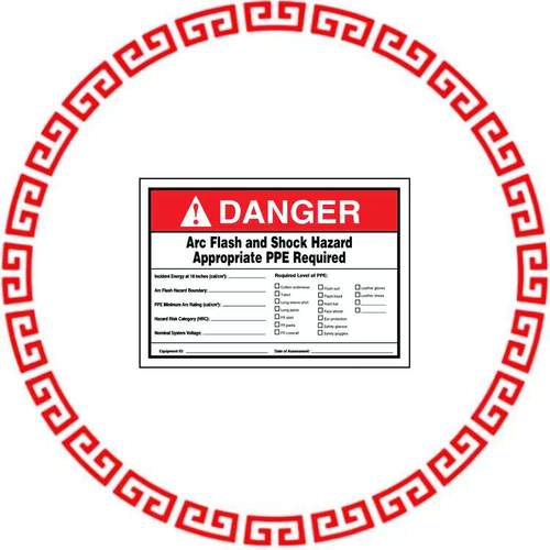 PLVS0305D7157 LABEL ELECTL WRN 5