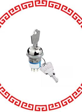 LK6RNB126N3 SW KEYLOCK SPDT 4A 125V CHROME