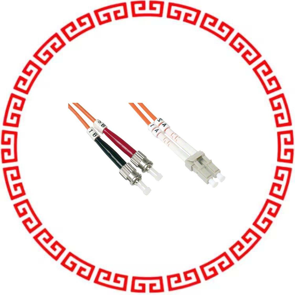DK-2631-01 FIBER OPTIC CBL LC-ST DUPLEX 1M