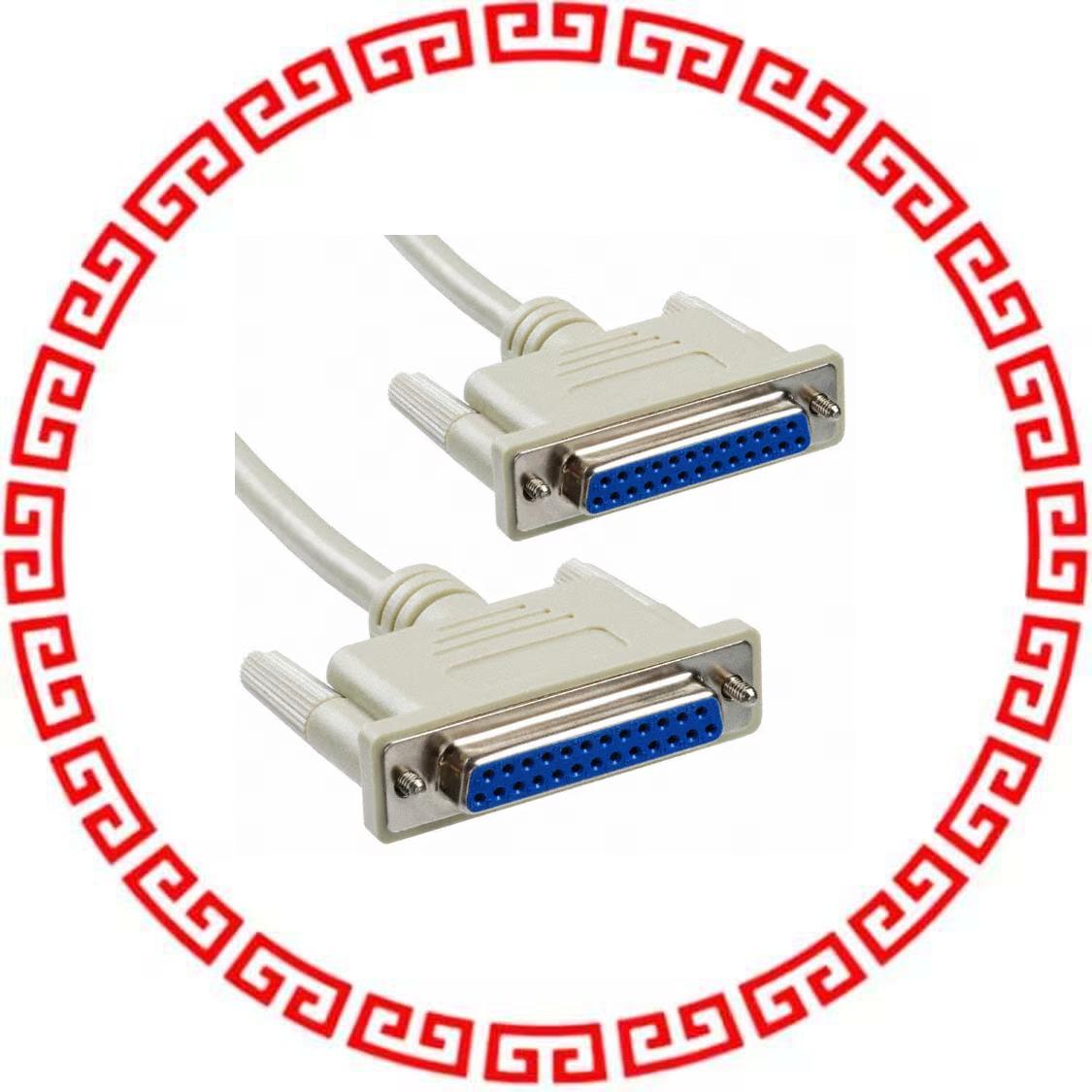 AK170-3 CABLE ASSY DB25 SHLD BEIGE 3M