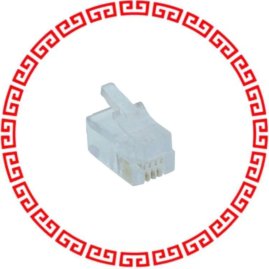 937-SP-3044 CONN MOD PLUG 4P4C UNSHIELDED