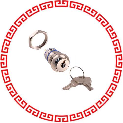 KO130QA126 SWITCH KEYLOCK 2POS DPDT 4A 125V