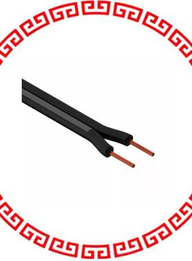 30-00003 CABLE 2COND 24AWG BLACK 305M