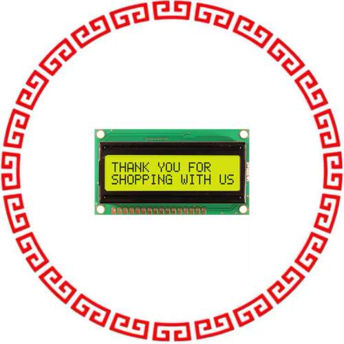 NHD-0216HZ-FL-YBW-C LCD MOD CHAR 2X16 Y/G TRANSFL