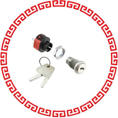 YF01132C203NQ SWITCH KEYLOCK 2POS SPDT 4A 125V