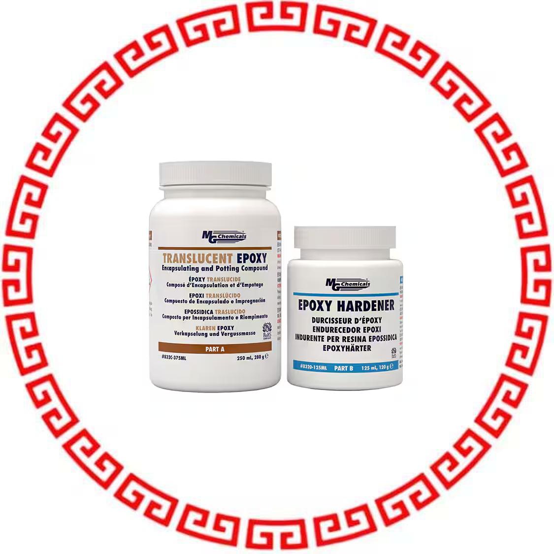 832C-375ML POTTING COMPOUND CLR 2PART 375ML