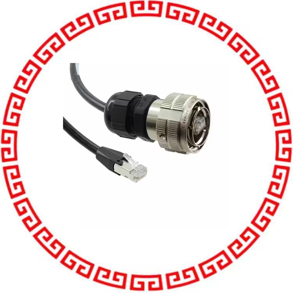 C-RJFTV5E1706PN15 CABLE MOD 8P8C PLUG-PLUG 4.92'