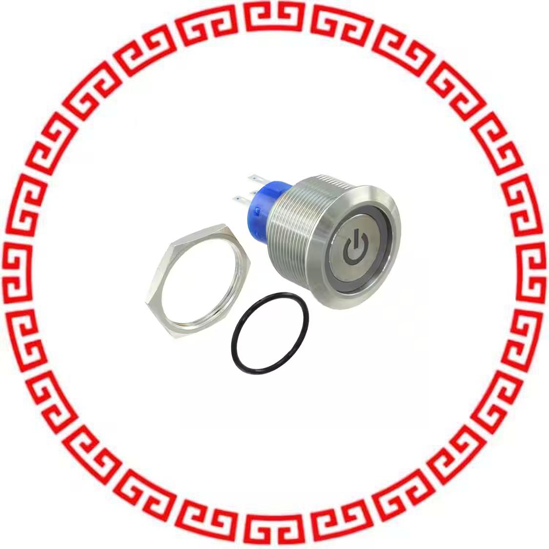 AV2511M724Q04 SWITCH PUSHBUTTON SPST 3A 250V