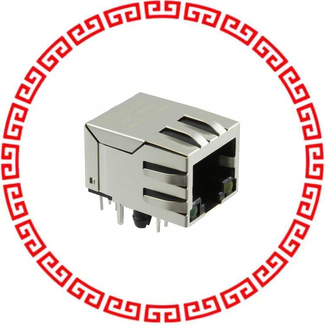 JXD0-0010NL CONN,RJ45,1X1,100P,1:1,GY+DCR,TY