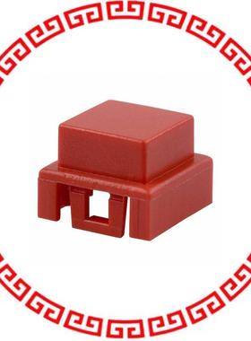 BTNK0140 CAP TACTILE SQUARE RED