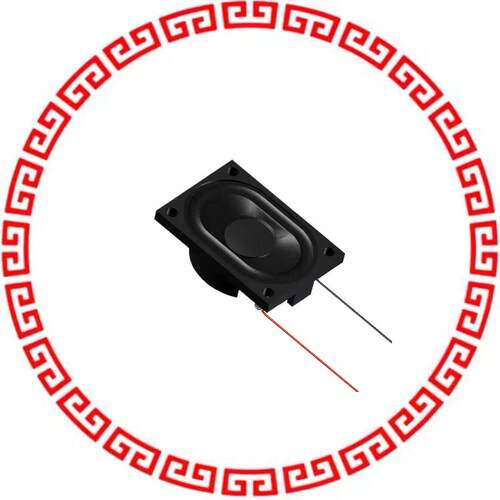 AS04008PO-2-LW152-WR-R SPEAKER 8OHM 1W TOP PORT 84DB