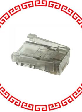 1-520424-2 CONN PLUG 6POS SDL 24-26AWG RND