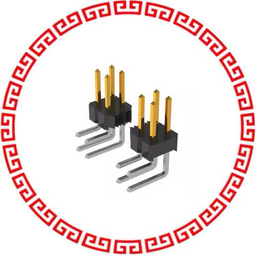 2380-5121TG CONN HEADER 80POS DL R/A GOLD