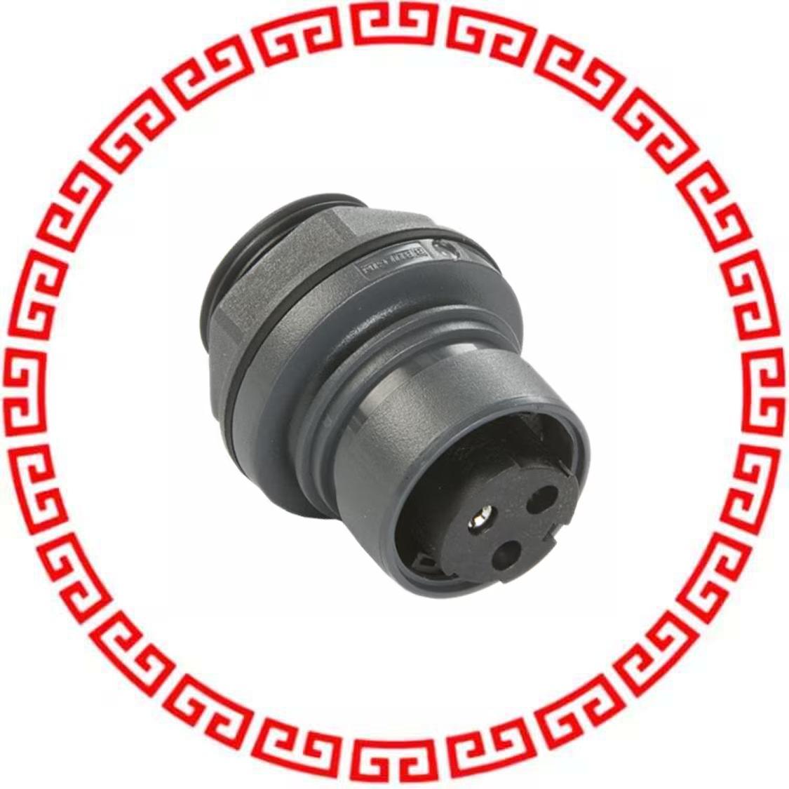 PXP6012/03S/ST CONN PLUG FMALE 3PS NICKEL SCREW