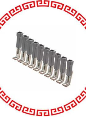 202358 TERM BLOCK L-BRIDGE 10POS GRAY