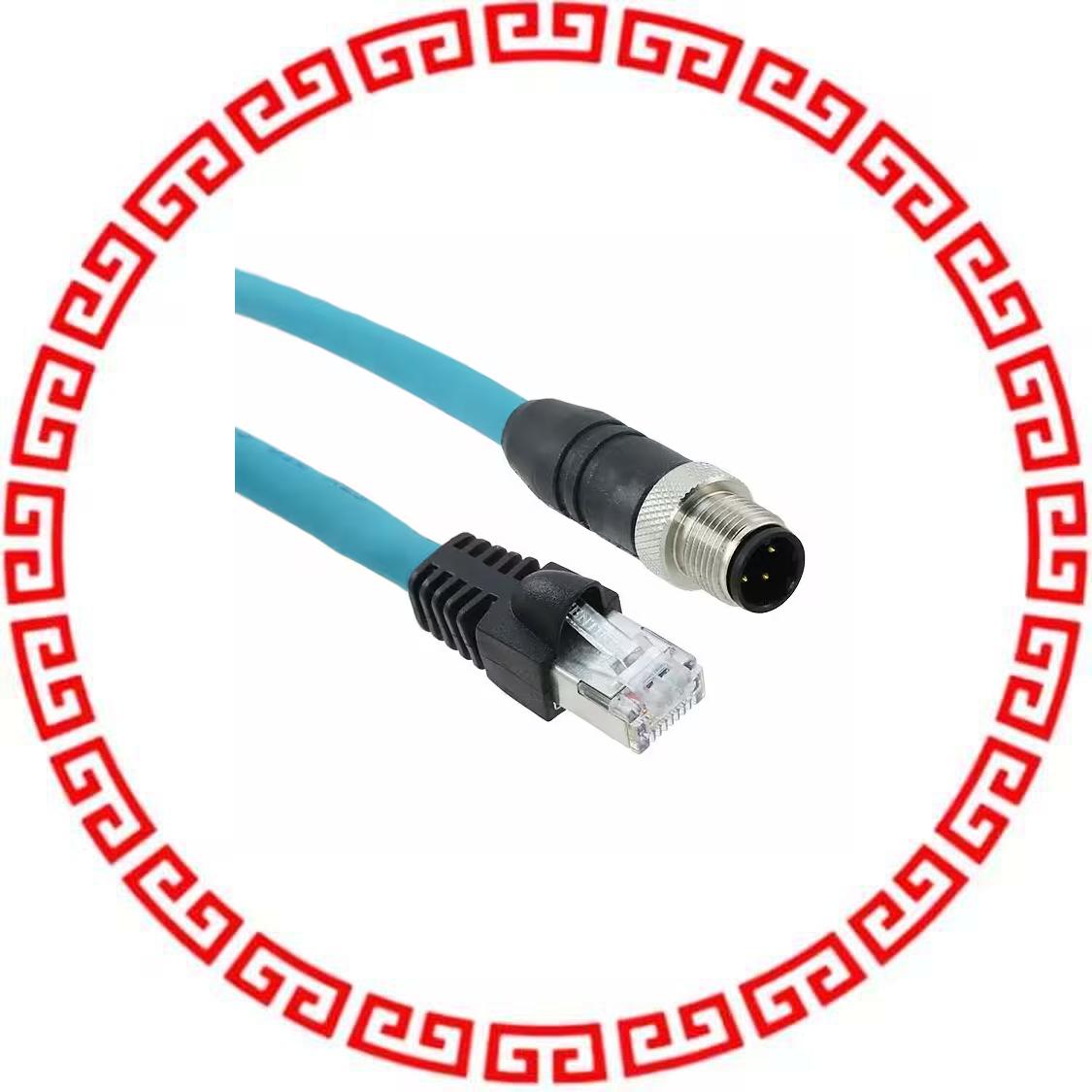 DR04QR118 TL356 M12M/RJ45M 24AWG 04POLE