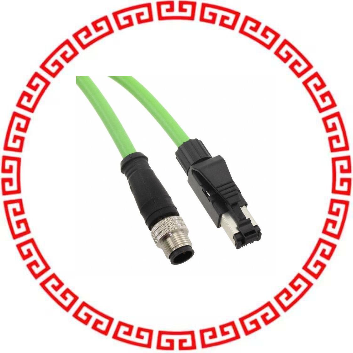 1201080203 CSE M12 ETH 4P DC MA STR RJ45 ST