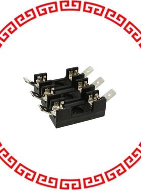 BK/S-8202-3-R FUSE BLOCK CART 300V CHASS MNT
