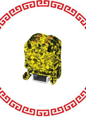 3002980 DISTRIBUTION BLOCK BLACK/YELLOW