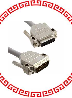 2302052 CABLE ASSY DB15 SHLD GRAY 500MM