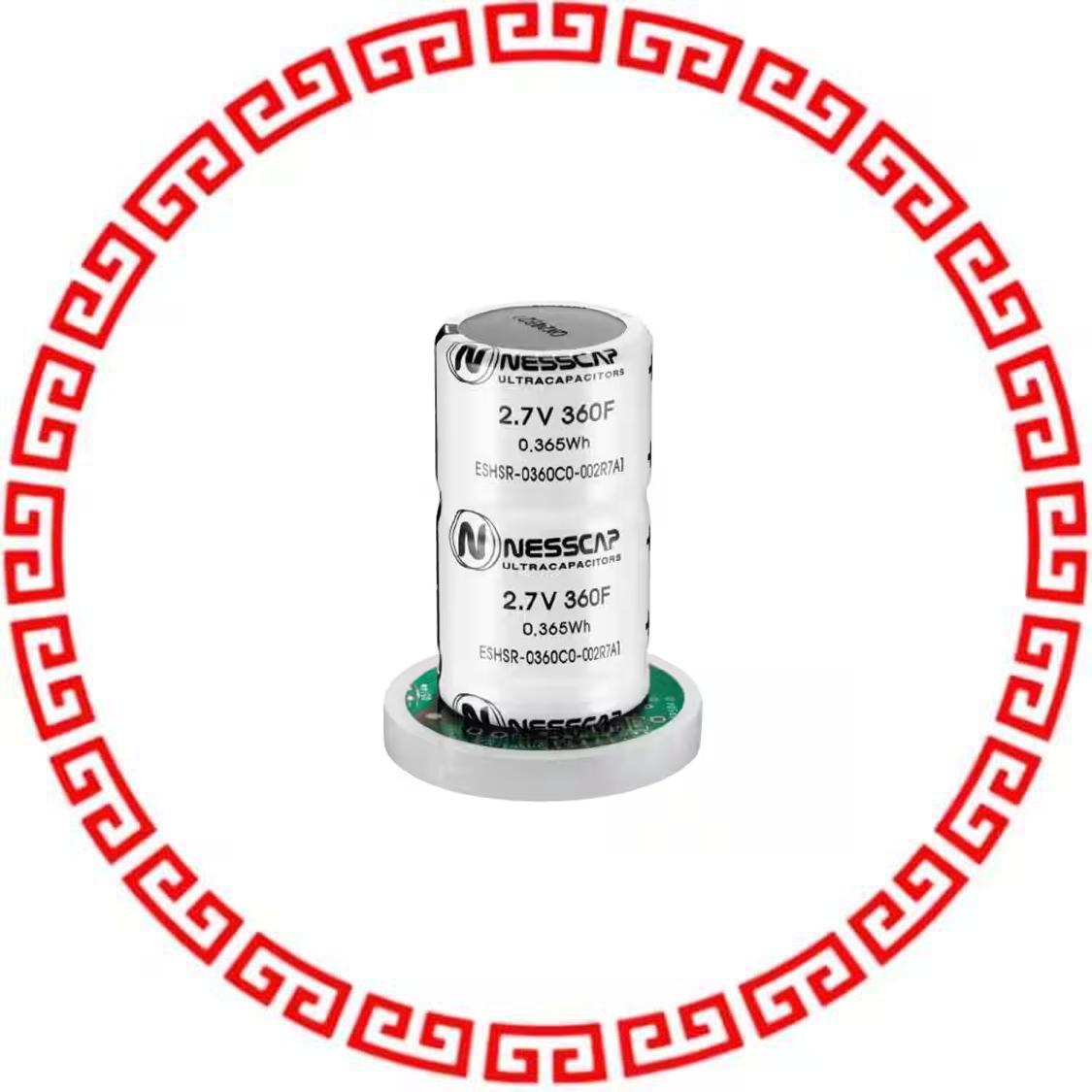 BCAP0360 P270 S18 CAP EDLC 360F 0% +20% 2.7V T/H