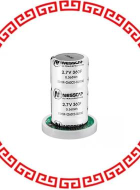 BCAP0360 P270 S18 CAP EDLC 360F 0% +20% 2.7V T/H