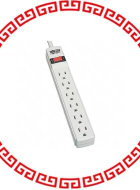 TLP602 SURGE SUPPRESSOR 6 OUT 2' CORD