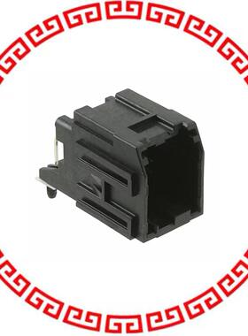 346910080 CONN HEADER 8POS .100 R/A BLACK