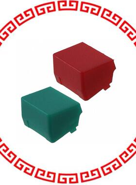 AML54-T10RG CAP ROCKER RECT RED/GREEN 2 PC