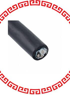 25481 BK005 CABLE 2COND 22AWG BLK SHLD 100'