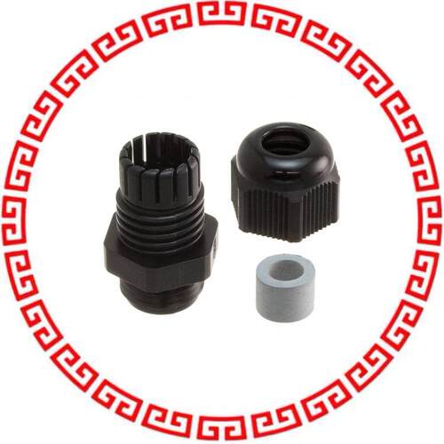 CG-PG9-2-BK CABLE GLAND 4-8MM PG9 NYLON