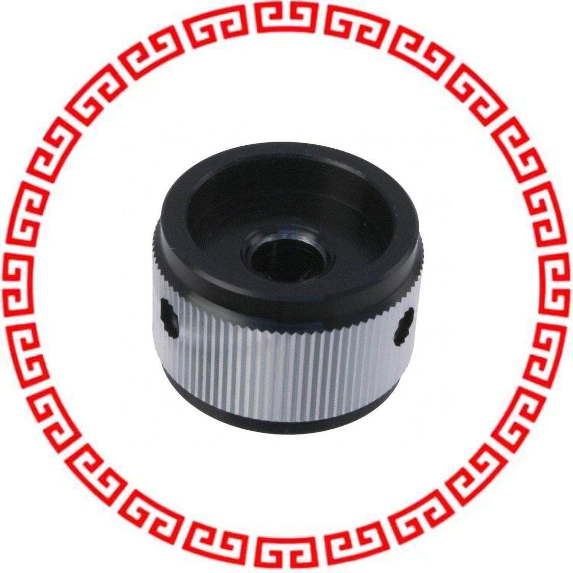 KN900AB1/4 KNOB KNURLED 0.250 METAL