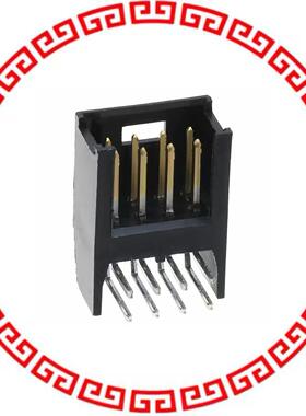 280389-2 CONN HEADER 8POS DUAL R/A GOLD