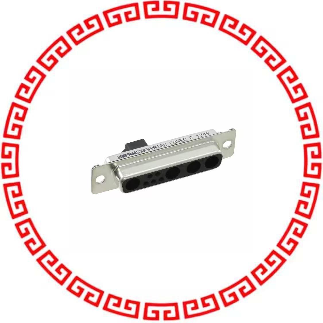 3009W4SXK99A10X CONN SOCKET 9W4 RIVETED