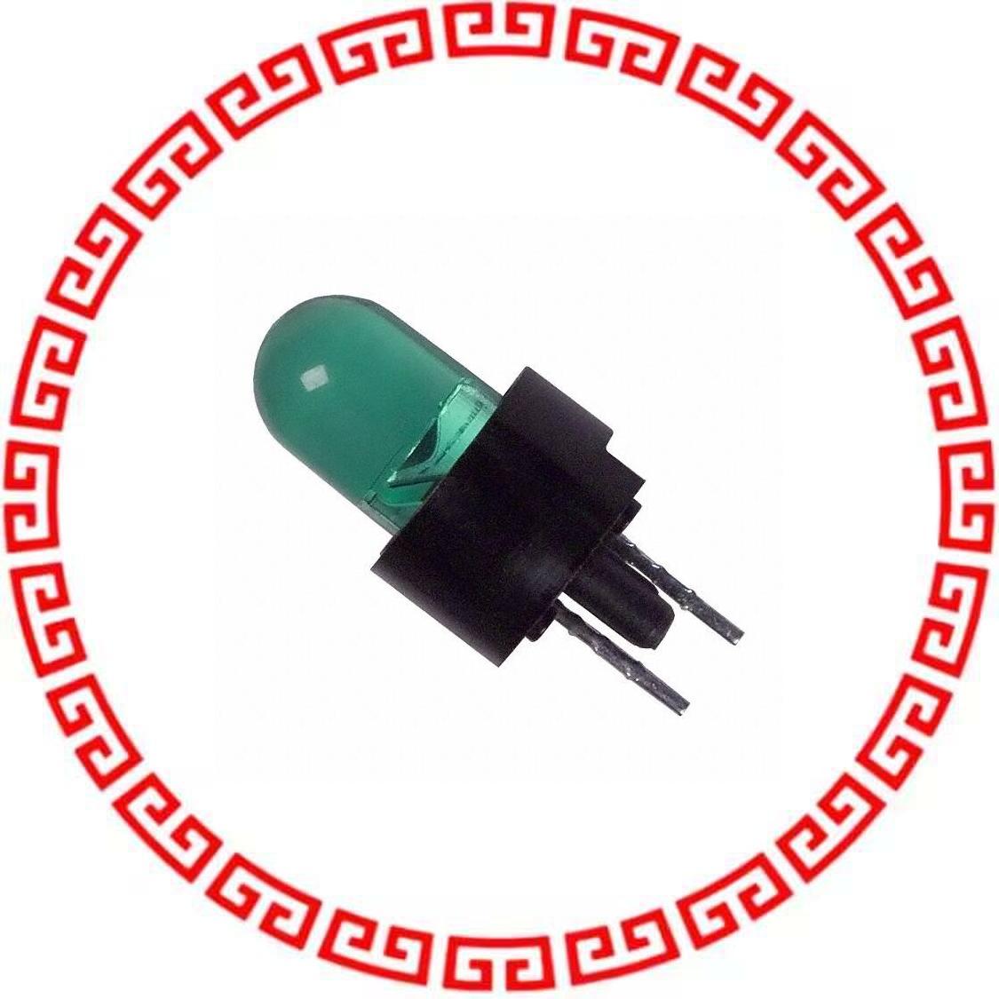 5332H5 LED GREEN T1-3/4 VERTICAL PCMNT