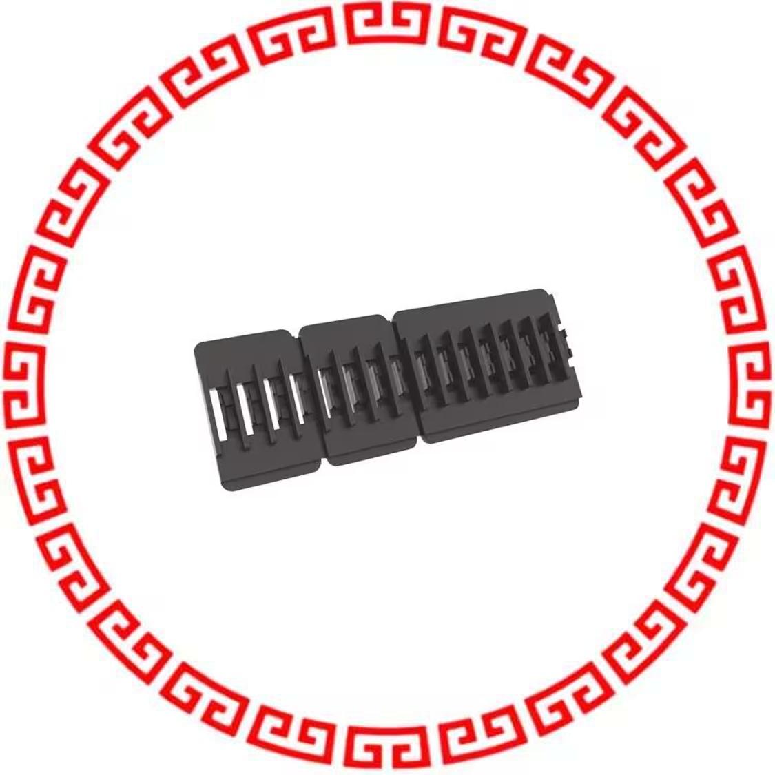 EFA04-06-ASS FIBER CLIP & PADS,BLACK,8/4/4,3