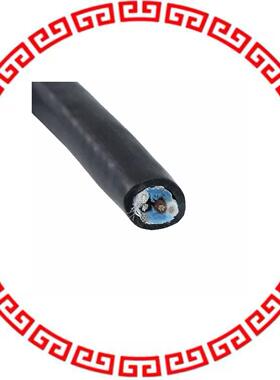 25492 BK005 MULTI-PAIR 4COND 24AWG BLK 100'