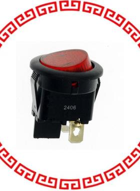 RRA22H3BBRLN SWITCH ROCKER SPST 10A 125V