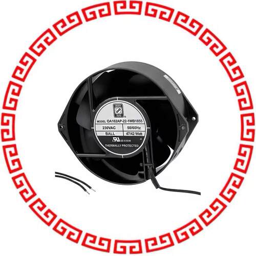OA162AP-22-1WB1855 FAN AXIAL 172X55MM 230VAC WIR