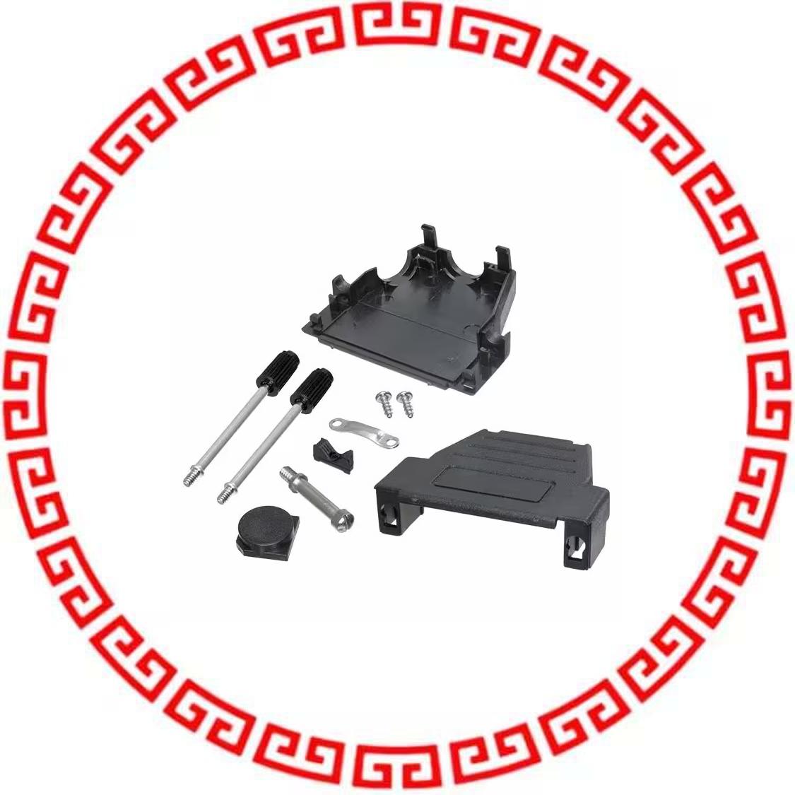 ACOV-SUB-25NB12 CONN HOOD D-SUB 25POS PLASTIC